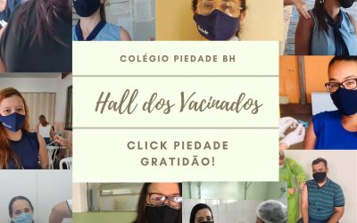 Viva! Profissionais do Colégio Piedade começam a ser imunizados pela vacina