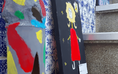 Estudantes produzem e apresentam exposição com releituras das obras de Miró