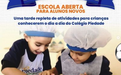 Amigo Piedade – vivenciando sua nova escola!