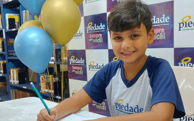 Memórias escritas: projeto literário do Colégio Piedade transforma histórias dos estudantes em autênticos livros