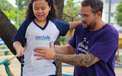 Equilíbrio e diversão na Pracinha Carlos Marques!